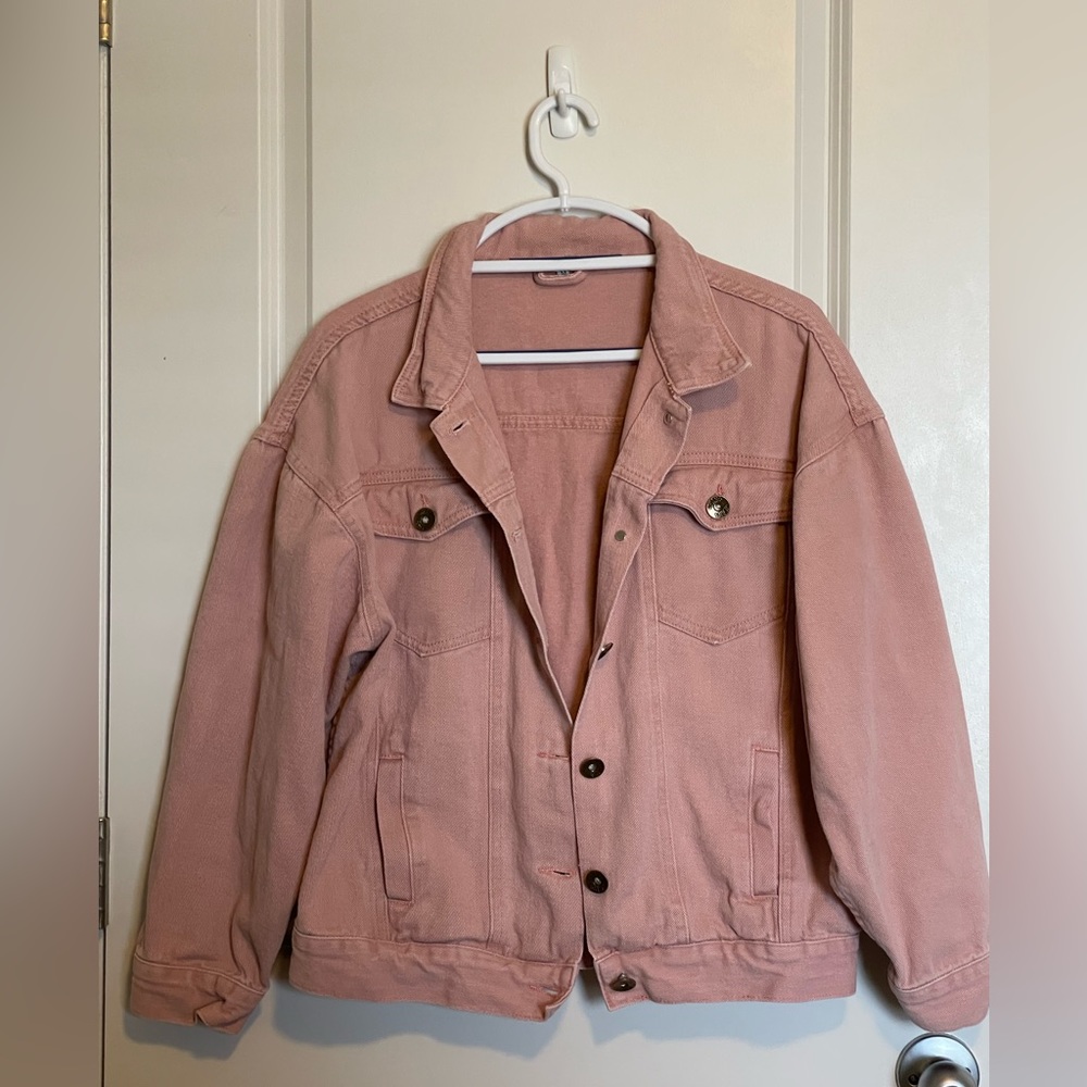 Pink Denim Jacket 🥰